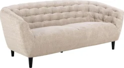 3-zits Bank Flora Beige Juto 191cm - Giga Living