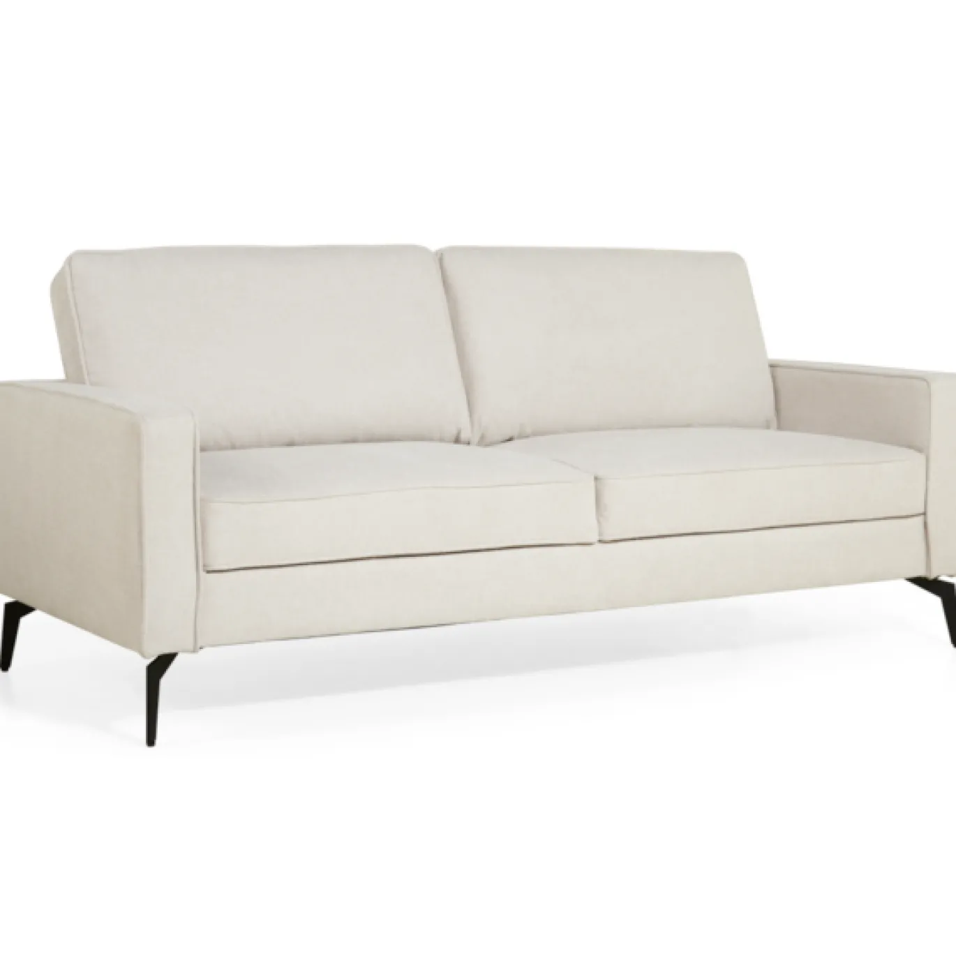 2-Zits Bank Noa Linnen Beige - Giga Meubel