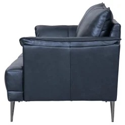 2-Zits Bank Soul Zwart Leer - Giga Meubel