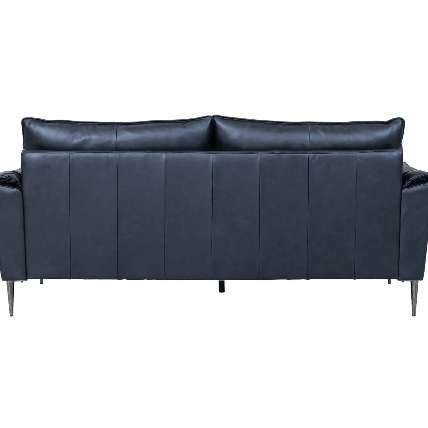3-Zits Bank Soul Zwart Leer - Giga Meubel
