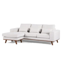 3-Zits Loungebank Grande Japandi Beige - Giga Meubel