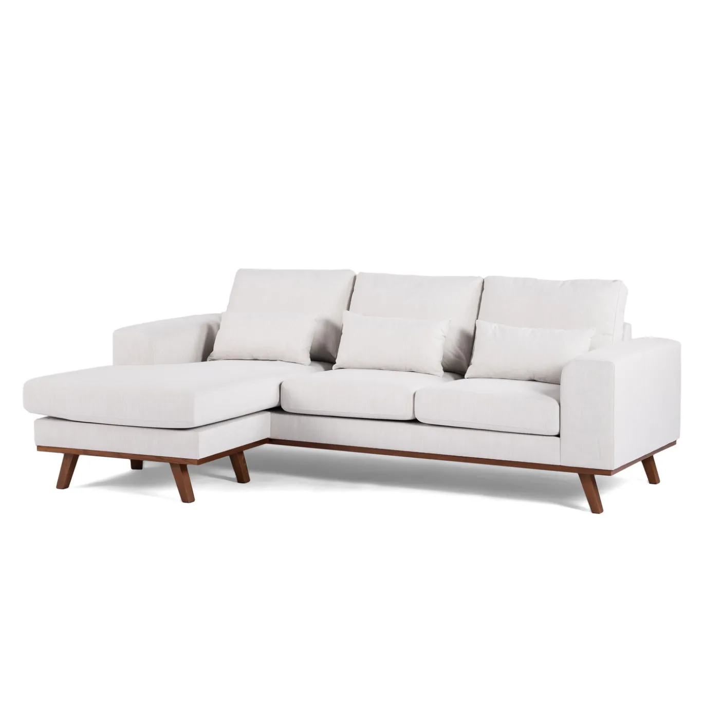 3-Zits Loungebank Grande Japandi Beige - Giga Meubel