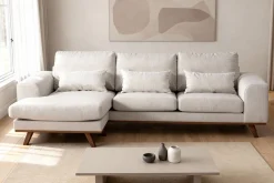 3-Zits Loungebank Grande Japandi Beige - Giga Meubel
