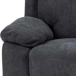 3-zits Relax Bank Rinda Donkergrijs 196,5cm - Giga Living