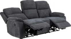 3-zits Relax Bank Rinda Donkergrijs 196,5cm - Giga Living