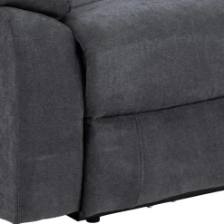 2-zits Relax Bank Rinda Donkergrijs 143,5cm - Giga Living