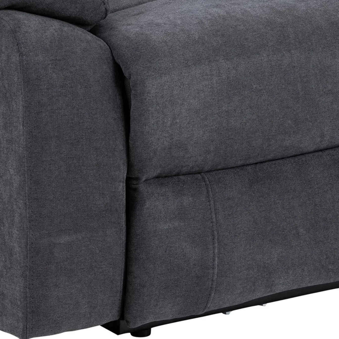 2-zits Relax Bank Rinda Donkergrijs 143,5cm - Giga Living