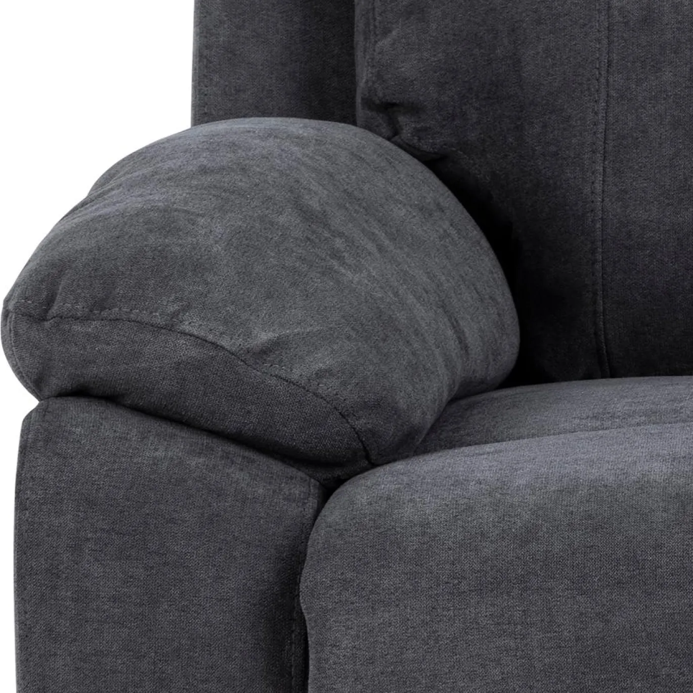 2-zits Relax Bank Rinda Donkergrijs 143,5cm - Giga Living