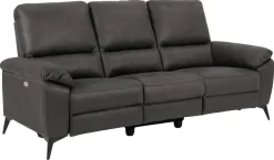 3-zits Relax Bank Ulven Grijs Barry 215cm - Giga Living