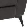 2-zits Relax Bank Ulven Grijs Barry 158cm - Giga Living