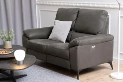 2-zits Relax Bank Ulven Grijs Barry 158cm - Giga Living
