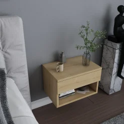 Zwevend Nachtkastje Jamot Naturel