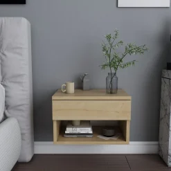 Zwevend Nachtkastje Jamot Naturel