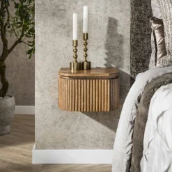 Zwevend Nachtkastje Wave Mango XS - Giga Meubel
