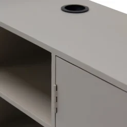 Zwevend Tv-meubel Loiza Taupe 200cm 4-deurs - Giga Meubel