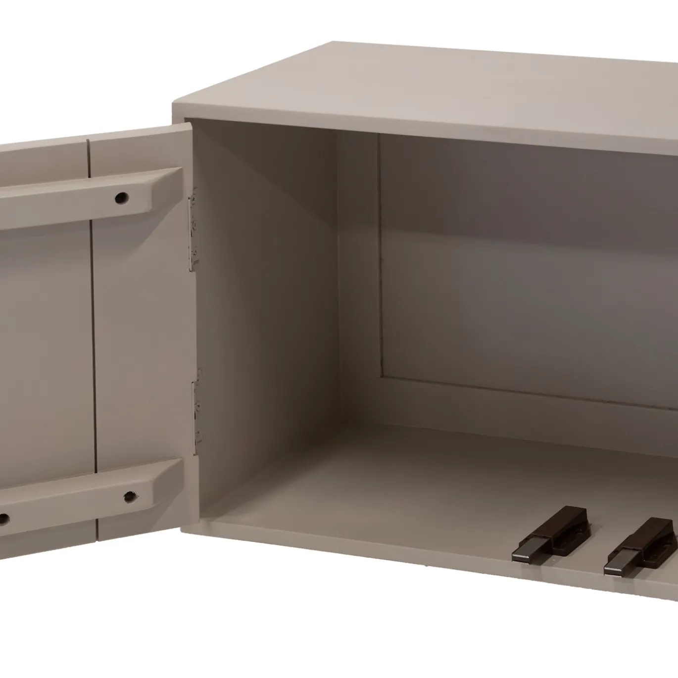 Zwevend Tv-meubel Loiza Taupe 200cm 3-deurs - Giga Meubel