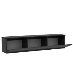 Zwevend Tv-meubel Neon Antraciet 160cm