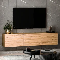 Zwevend Tv-meubel Neon Naturel 160cm