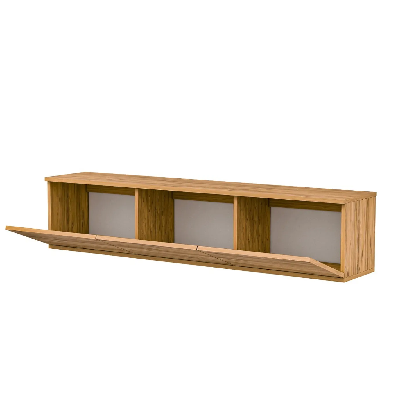 Zwevend Tv-meubel Neon Naturel 160cm