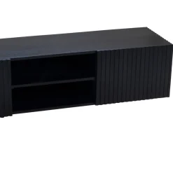 Zwevend Tv-meubel Roman Zwart 150cm - Giga Meubel