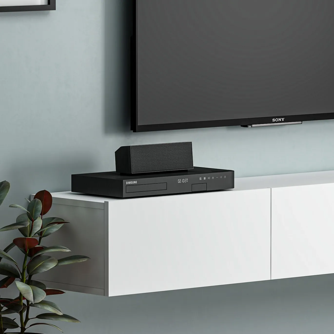 Zwevend Tv-meubel Terra Wit 180cm