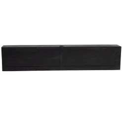Zwevend Tv-meubel Zen Zwart 200cm 4-deurs - Giga Meubel